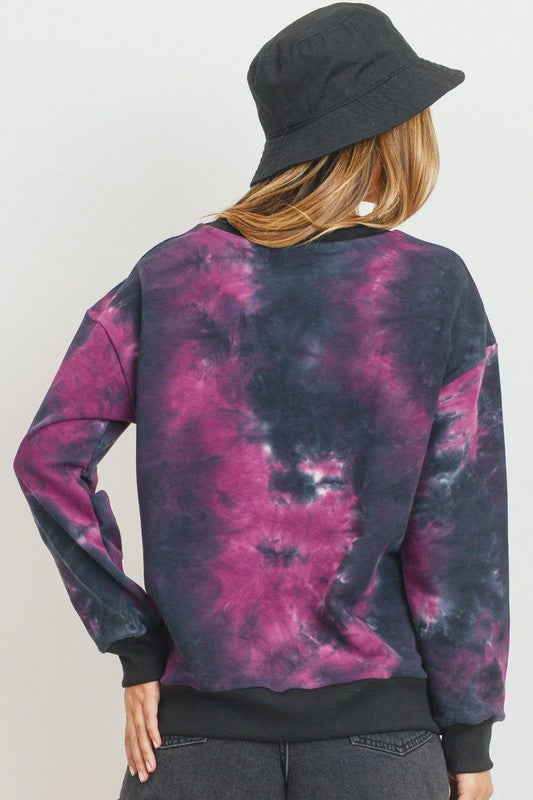 Black/Magenta Sweater