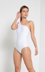 One Shoulder Tie SwimSuit